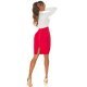 Fusta bandage midi, roz zmeura, tip creion, cu fermoar la spate, Sofie Fusta bandage midi, roz zmeura, tip creion, cu fermoar la spate, Sofie 7 - jojofashion.ro