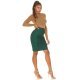 Fusta bandage midi, verde, tip creion, cu fermoar la spate, Sofie 6 - jojofashion.ro