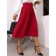 Fusta eleganta plisata, midi, rosie, Florena Fusta eleganta plisata, midi, rosie, Florena 5 - jojofashion.ro