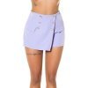 Fusta dama skort scurta lila lavanda Catarina