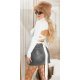 Fusta din imitatie piele scurta gri Efnan Fusta din imitatie piele scurta gri Efnan 3 - jojofashion.ro