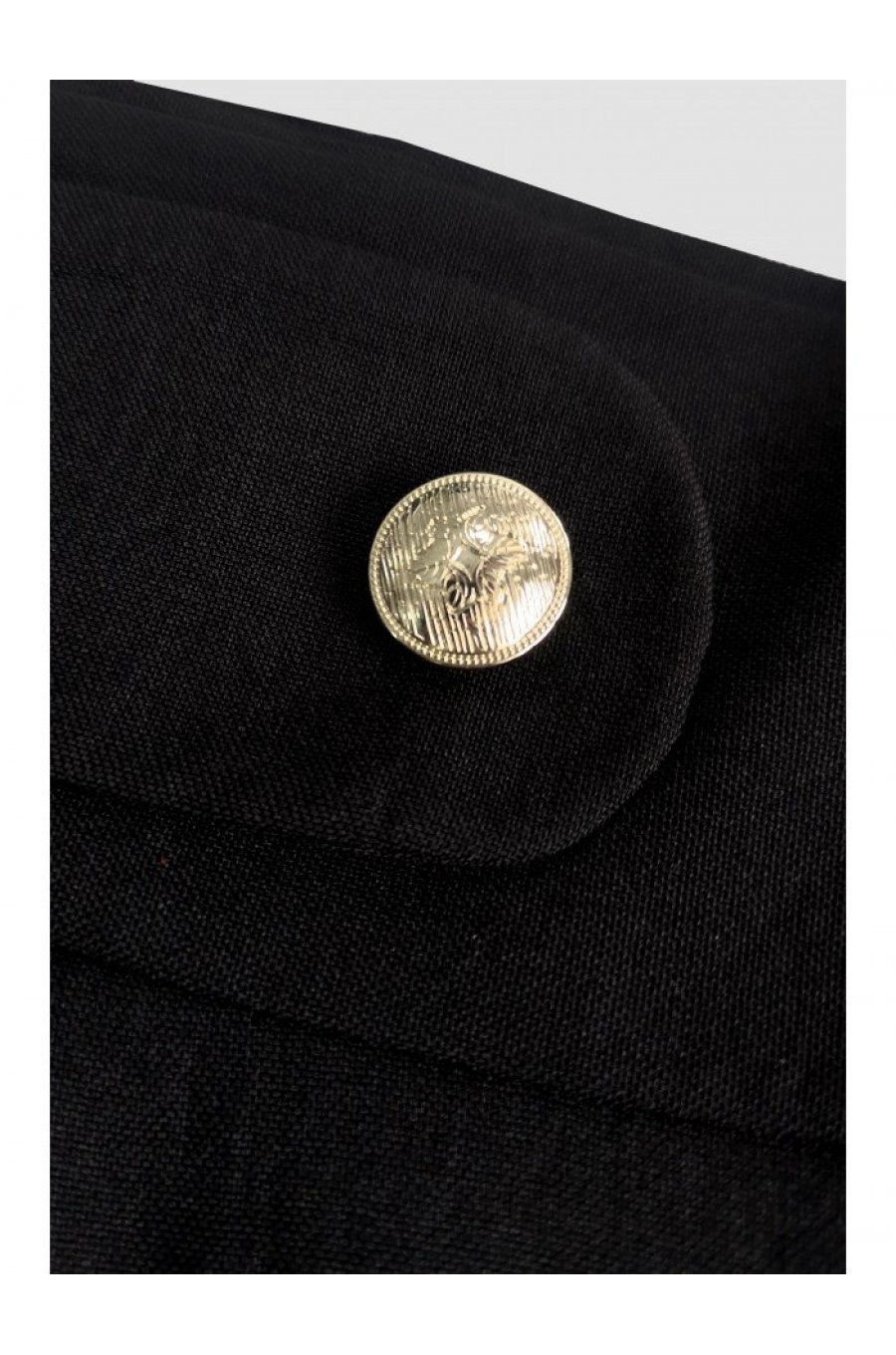 Fusta eleganta, in clos, midi, neagra, cu talia inalta, Ninette Fusta eleganta, in clos, midi, neagra, cu talia inalta, Ninette 5 - jojofashion.ro
