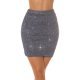 Fusta mulata cu glitter, scurta, albastra, Sindy 2 - jojofashion.ro