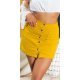 Fusta mulata, din bumbac, scurta, galbena, Kantrell Fusta mulata, din bumbac, scurta, galbena, Kantrell 2 - jojofashion.ro