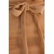 Fusta mulata din imitatie de piele intoarsa midi bej Cristiana 5 - jojofashion.ro