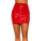 Fusta mulata, din latex, scurta, rosie, Ruby Fusta mulata, din latex, scurta, rosie, Ruby 2 - jojofashion.ro