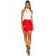 Fusta mulata, din latex, scurta, rosie, Ruby Fusta mulata, din latex, scurta, rosie, Ruby 4 - jojofashion.ro