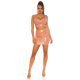 Fusta mulata, din latex, scurta, roz prafuit, Rihanna Fusta mulata, din latex, scurta, roz prafuit, Rihanna 4 - jojofashion.ro