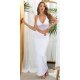 Fusta mulata lunga, alba, cu inel in talie, Zakiyya Fusta mulata lunga, alba, cu inel in talie, Zakiyya 4 - jojofashion.ro