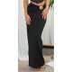 Fusta mulata lunga, neagra, cu inel in talie, Zakiyya Fusta mulata lunga, neagra, cu inel in talie, Zakiyya 2 - jojofashion.ro