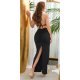 Fusta mulata lunga, neagra, cu inel in talie, Zakiyya Fusta mulata lunga, neagra, cu inel in talie, Zakiyya 4 - jojofashion.ro