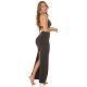 Fusta mulata lunga, neagra, cu inel in talie, Zakiyya Fusta mulata lunga, neagra, cu inel in talie, Zakiyya 5 - jojofashion.ro