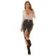 Fusta mulata, piele eco, midi, neagra, cu crapatura si curea, Kiall Fusta mulata, piele eco, midi, neagra, cu crapatura si curea, Kiall 4 - jojofashion.ro