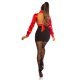 Fusta mulata, scurta, neagra, cu talia inalta si nasturi aurii, Tiffany 7 - jojofashion.ro