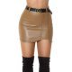 Fusta piele eco cappuccino scurta cu tinte Tarika Fusta piele eco cappuccino scurta cu tinte Tarika 2 - jojofashion.ro