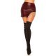 Fusta mulata scurta burgundy WetLook cu franjuri metalici argintii Anelie 4 - jojofashion.ro