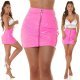 Fusta mulata latex scurta roz bombon Ruby Fusta mulata latex scurta roz bombon Ruby 7 - jojofashion.ro