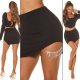 Fusta scurta, mulata, neagra, cu strasuri detasabile, Mirna Fusta scurta, mulata, neagra, cu strasuri detasabile, Mirna 8 - jojofashion.ro