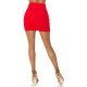 Fusta scurta petrecuta drapata rosie Azenne Fusta scurta petrecuta drapata rosie Azenne 4 - jojofashion.ro