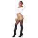 Fusta skort din piele eco, scurta, cappuccino, mulata, Foxy Fusta skort din piele eco, scurta, cappuccino, mulata, Foxy 7 - jojofashion.ro