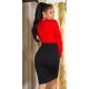 Fusta tip creion, midi, neagra, cu talia inalta, Celia Fusta tip creion, midi, neagra, cu talia inalta, Celia 3 - jojofashion.ro
