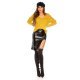 Fusta tip creion, piele eco, scurta, neagra, mulata, Heaven Fusta tip creion, piele eco, scurta, neagra, mulata, Heaven 5 - jojofashion.ro
