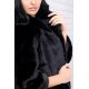 Capa dama blana eco neagra plus size Per Donna Kami 4 - jojofashion.ro