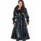 Palton dama negru lacuit de dama Tokyo Palton dama negru lacuit de dama Tokyo 5 - jojofashion.ro