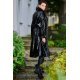 Palton dama negru lacuit de dama Tokyo Palton dama negru lacuit de dama Tokyo 3 - jojofashion.ro