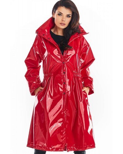 Palton dama rosu lacuit de dama Tokyo Palton dama rosu lacuit de dama Tokyo - jojofashion.ro