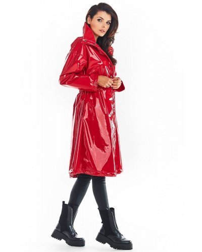 Palton dama rosu lacuit de dama Tokyo Palton dama rosu lacuit de dama Tokyo - jojofashion.ro