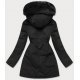 Geaca dama de iarna parka neagra cu blanita la gluga Silvy Geaca dama de iarna parka neagra cu blanita la gluga Silvy 3 - jojofashion.ro