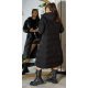Geaca dama de iarna lunga, neagra, parka, cu gluga, Feray Geaca dama de iarna lunga, neagra, parka, cu gluga, Feray 3 - jojofashion.ro