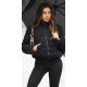 Geaca dama de iarna scurta, imitatie blana neagra, TeddyGirl 2 - jojofashion.ro