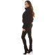 Geaca dama de iarna scurta, imitatie blana neagra, TeddyGirl 7 - jojofashion.ro