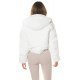 Geaca dama de iarna, scurta, matlasata, alba, cu gluga, Minnie Geaca dama de iarna, scurta, matlasata, alba, cu gluga, Minnie 3 - jojofashion.ro