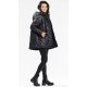 Geaca dama de iarna scurta, matlasata, neagra, cu gluga, Lynette Geaca dama de iarna scurta, matlasata, neagra, cu gluga, Lynette 4 - jojofashion.ro