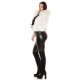 Geaca dama de iarna, scurta, piele si blana eco bej, cu gluga, Asgerda Geaca dama de iarna, scurta, piele si blana eco bej, cu gluga, Asgerda 5 - jojofashion.ro
