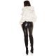 Geaca dama de iarna, scurta, piele si blana eco bej, cu gluga, Asgerda Geaca dama de iarna, scurta, piele si blana eco bej, cu gluga, Asgerda 7 - jojofashion.ro