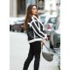 Geaca dama de iarna scurta, tip cojoc, piele eco neagra cu blana alba, Shana 5 - jojofashion.ro