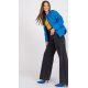 Geaca dama de toamna, din fas, albastra, Anais Geaca dama de toamna, din fas, albastra, Anais 3 - jojofashion.ro