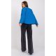 Geaca dama de toamna, din fas, albastra, Anais Geaca dama de toamna, din fas, albastra, Anais 4 - jojofashion.ro