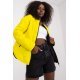 Geaca dama de toamna, din fas, galbena, Anais1 Geaca dama de toamna, din fas, galbena, Anais1 2 - jojofashion.ro