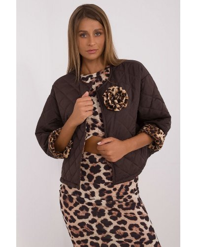 Geaca dama de toamna, matlasata, maro, Sylvana2 Geci dama, Geaca dama de toamna, matlasata, maro, Sylvana2 - jojofashion.ro