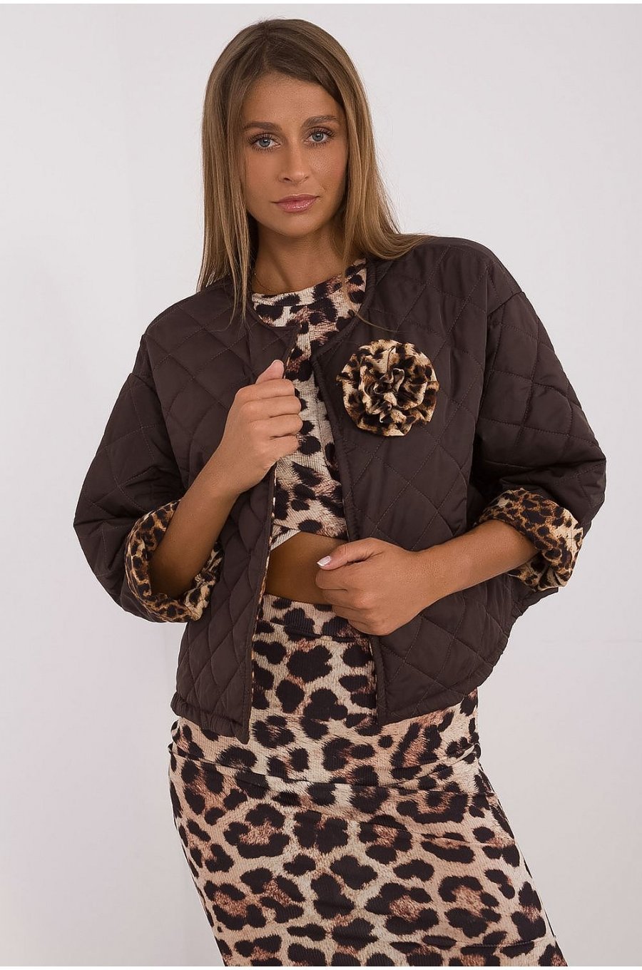 Geaca dama de toamna, matlasata, maro, Sylvana2 Geaca dama de toamna, matlasata, maro, Sylvana2 1 - jojofashion.ro