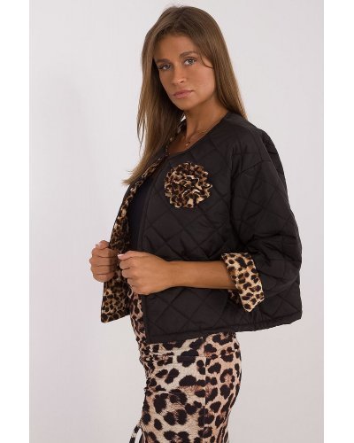 Geaca dama de toamna, matlasata, neagra, Sylvana3 Geci dama, Geaca dama de toamna, matlasata, neagra, Sylvana3 - jojofashion.ro