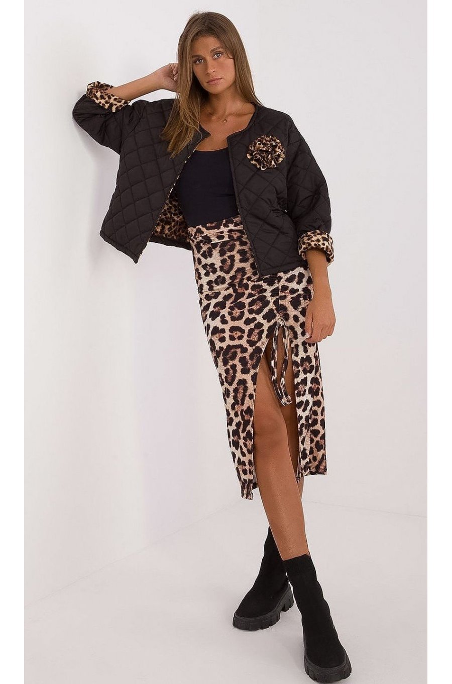 Geaca dama de toamna, matlasata, neagra, Sylvana3 Geaca dama de toamna, matlasata, neagra, Sylvana3 3 - jojofashion.ro