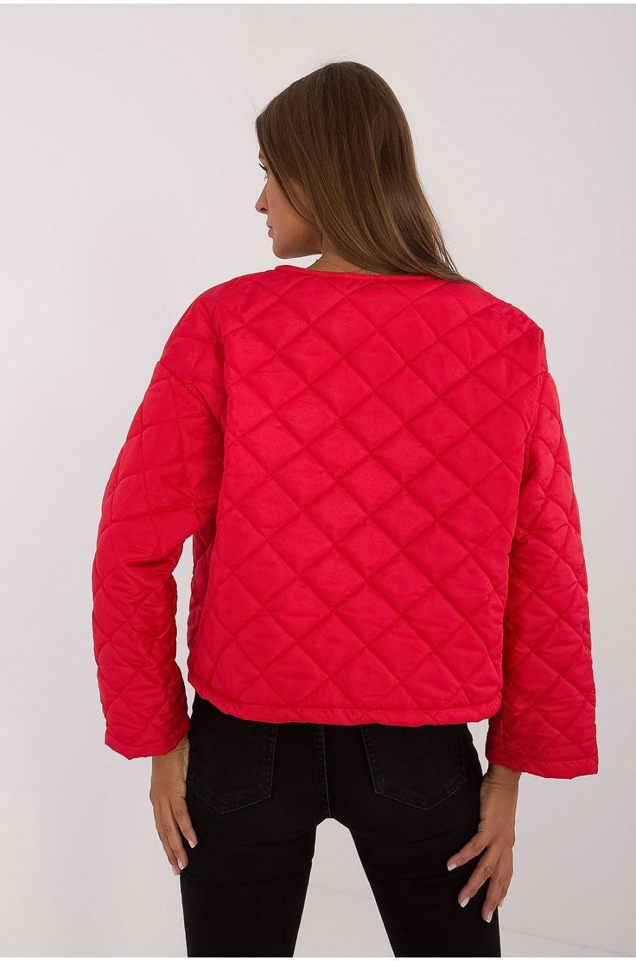 Geaca dama de toamna, matlasata, rosie, Sylvana1 Geaca dama de toamna, matlasata, rosie, Sylvana1 3 - jojofashion.ro