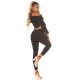 Geaca dama de toamna, scurta, neagra, din blugi, Giovanna Geaca dama de toamna, scurta, neagra, din blugi, Giovanna 5 - jojofashion.ro
