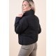 Geaca dama neagra scurta Sarkas Geaca dama neagra scurta Sarkas 3 - jojofashion.ro